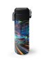 Kids Multi-Colored Racing Car Patterned Steel Thermos with Straw and Direct Drinking Feature 500 ml 38141 - 5