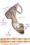 Sheila Ayna Sand Daily Girl's 3 cm Heeled Sandals Evening Dress Shoes - 2