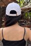Women's Hat City Muse Cap Cocoa Line White – Adjustable, Daily Use - 3