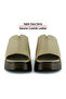 Valery Plus Mink Genuine Calfskin Wedge Heeled Slippers - 6