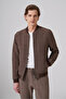 معطف قصير للرجال من نوع A-Brown Summer River Bomber