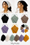 Mesh Cotton Blend Stretchy Summer Perforated Knitwear Hair Bandana Beach Compatible - 5