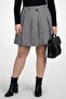 Women Micro Check Mini Skirt, Multicolor