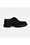 Men's Navy Blue Lace-Up Suede Casual Shoes - 2