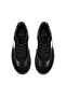 Women's Black Leather Sports Shoes - 7