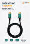 كابل HDMI 2.1 بطول 3 أمتار بدقة 8K | كابل صوت وفيديو عالي السرعة بتقنية UHD - 6