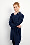 Leora Tunic Trouser Set - Navy Blue - 3