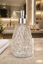 Damla Glass Liquid Soap Dispenser - Transparent | |   Bathroom Organizer & Kitchen Countertop Glass Soap Dispenser Hand Washing Dishwashing Liquid Glass Soap Dispenser Liquid Soap Dispenser Soap Pump Kitchen Liquid Soap Dispenser Glass Detergent Dispenser - 2