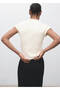 Short-Sleeved Slim Knitwear Sweater - 4
