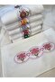 6-Piece Çınar Embroidered Velvet Hand Towel 50X90Cm White - Outlet - 4