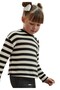 Girl's Striped Suit Pink - 3