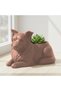Decorative Solid Flower Pot Border Collie Dog Design - 2