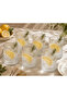 Dunes 6-Piece Water Glass Dowry and Daily Glass Set