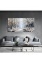 Forest Landscape Wall Art Wrap Framed Canvas Print Modern Floral - 5