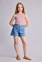 Striped Athlete Girl's Top H6859A826Hs - 2