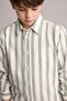 100% Cotton Printed Striped Long Sleeve Shirt for Boys G5458A826Sp - 5