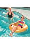 Inflatable Ring with Handle - Gold Swim Tube - Inflatable Sea Ring - Pool Ring with Handle - Gold Inflatable Ring 91 Cm.