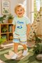 Children's Shorts Summer 2-Piece T-Shirt Shorts Set 100% Cotton