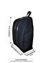 Denim Fabric Notebook Backpack Navy Blue Color - 3