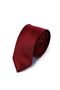 Burgundy Plain Classic Micro Tie - 4