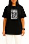 Oversized Piri Reis World Map Chest Printed Unisex T-Shirt - 2