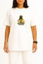 Oversized Chimpanzini Bananini Chest Printed Unisex T-Shirt - 2
