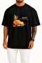 Oversized Happy Thanksgiving Fruits Thanksgiving Chest Designed Unisex T-Shirt