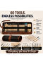 , 40-Piece Double-Ended Carving Tool, Wooden Handles & Stainless Steel Tips for Pottery, Painting & Modeling - 3