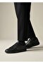 Pera Premium Siyah Deri Sneaker - 2