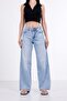 Wide Leg Jean with Ripped Detail - 2
