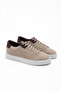 Men's Beige Suede Genuine Leather Casual Daily Lace-Up Sneaker Rubber Sole Shoes – Dolce - 7
