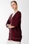 Baklava Patterned Dragonfly Knitwear Cardigan - 2