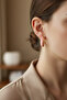 Style Pearl/Vip Series Hoop Pink Earrings