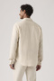 Men's Beige Linen Shirt with Pockets - 85746-0197 - 3