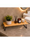 Bamboo Folding Serving Table with Modern Design - 2