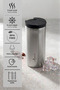 400 ml Stainless Steel Thermos Keeps Hot for 6 Hours and Cold for 12 Hours Vacuum Mug