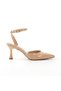 Zri̇n-004 Nut Patent Leather Daily 7 cm Heeled Shoes - 3