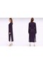 Long Thin Knitwear Cardigan Straight Cut Seasonal Loose Cardigan with Slit Detail - 2
