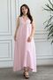V-Neck Sleeveless Linen Textured Dress - 4