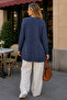 Women's Petrol Blue Seasonal Knitwear Cardigan - 5