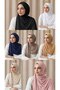 7 Combed Cotton Shawl Plain