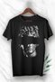 Unisex Black Mythology Trendy Statue Printed T-shirt