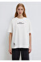 Snoopy Printed Ecru T-Shirt Loose Fit / Comfortable Loose Cut 1614055-70057 - 3