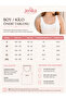 Donaten Women's Ribbed Camisole Thick Strap Cotton U-Neck Basic Skin Color Undershirt - 3