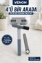 Alara | |   New Generation Multifunctional Cat Hair Brush - Pet Cat Dog Seat Carpet Hair Removal Brush Lint Collector Narrow Space Brush Dirt Cleaning Cleaning Brush | |   4 in 1 | | - 4