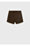 Straight-Cut Drawstring Linen Shorts - 3