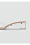 Transparent Wedge Heel Vinyl Sandals - 4