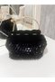 1 Piece of Macrame Cord with 4 Glitter Strands, 200 Grams, 200 Meters, 2 Mm, Bag, Wallet, Supla Runner, Basket, Wall Decoration, Canvas Bag Making, Macrame Knitting Cord Color: 2278 Black Glittery - 3