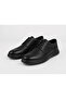 Gr0405 Genuine Leather Orthopedic Black Men's Shoes - 6