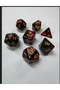 Dnd Epoxy Frp Dice Set 7-Piece Set Dnd Dice Dungeons and Dragons Tabletop Game Dice Red Marble - 2